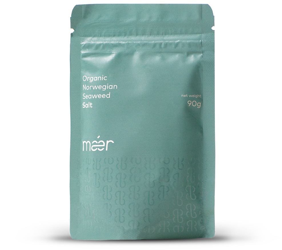 Mær taresalt produktforpakning